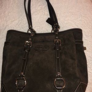 Coach shoulder bag, leather